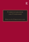 Communitarianism and Citizenship - eBook