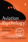 Aviation Psychology: Practice and Research - eBook