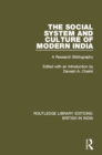The Social System and Culture of Modern India : A Research Bibliography - eBook
