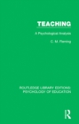 Teaching : A Psychological Analysis - eBook