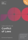 Core Statutes on Conflict of Laws - Book