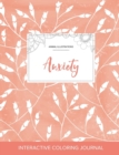 Adult Coloring Journal : Anxiety (Animal Illustrations, Peach Poppies) - Book