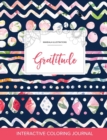 Adult Coloring Journal : Gratitude (Mandala Illustrations, Tribal Floral) - Book