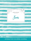 Adult Coloring Journal : Fear (Safari Illustrations, Turquoise Stripes) - Book