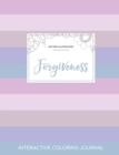 Adult Coloring Journal : Forgiveness (Nature Illustrations, Pastel Stripes) - Book