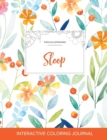 Adult Coloring Journal : Sleep (Turtle Illustrations, Springtime Floral) - Book