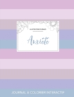 Journal de Coloration Adulte : Anxiete (Illustrations Florales, Rayures Pastel) - Book