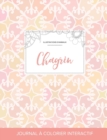 Journal de Coloration Adulte : Chagrin (Illustrations D'Animaux, Elegance Pastel) - Book