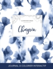 Journal de Coloration Adulte : Chagrin (Illustrations Florales, Orchidee Bleue) - Book