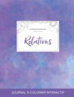 Journal de Coloration Adulte : Relations (Illustrations de Papillons, Brume Violette) - Book