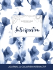 Journal de Coloration Adulte : Introspection (Illustrations Florales, Orchidee Bleue) - Book