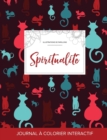 Journal de Coloration Adulte : Spiritualite (Illustrations de Papillons, Chats) - Book