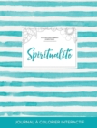 Journal de Coloration Adulte : Spiritualite (Illustrations D'Animaux Domestiques, Rayures Turquoise) - Book