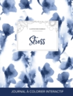 Journal de Coloration Adulte : Stress (Illustrations D'Animaux, Orchidee Bleue) - Book