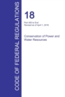 Cfr 18, Part 400 to End, Conservation of Power and Water Resources, April 01, 2016 (Volume 2 of 2) - Book