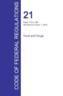 Cfr 21, Parts 170 to 199, Food and Drugs, April 01, 2016 (Volume 3 of 9) - Book