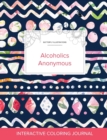 Adult Coloring Journal : Alcoholics Anonymous (Butterfly Illustrations, Tribal Floral) - Book