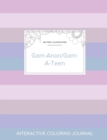 Adult Coloring Journal : Gam-Anon/Gam-A-Teen (Butterfly Illustrations, Pastel Stripes) - Book