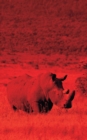 Alive! white rhino - Red dutotone - Photo Art Notebooks (5 x 8 series) - Book