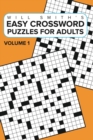 Easy Crossword Puzzles For Adults -Volume 1 - Book