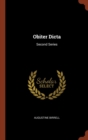 Obiter Dicta : Second Series - Book