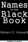Names in the Black Book (Esprios Classics) - Book
