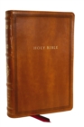 RSV Personal Size Bible with Cross References, Brown Leathersoft, Thumb Indexed, (Sovereign Collection) - Book