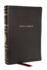 RSV Personal Size Bible with Cross References, Black Genuine Leather, (Sovereign Collection) - Book