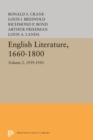 English Literature, Volume 2 : 1939-1950 - eBook