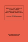 Riemann Surfaces and Related Topics (AM-97), Volume 97 : Proceedings of the 1978 Stony Brook Conference. (AM-97) - eBook