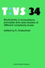 Biodiversity in ecosystems: principles and case studies of different complexity levels - Book