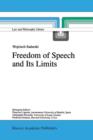Freedom of Speech and Its Limits - Book