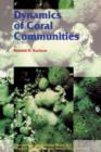 Dynamics of Coral Communities - Book