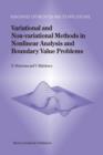 Variational and Non-variational Methods in Nonlinear Analysis and Boundary Value Problems - Book