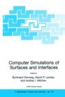 Computer Simulations of Surfaces and Interfaces - Book