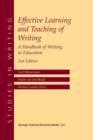 Effective Learning and Teaching of Writing : A Handbook of Writing in Education - Book