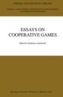Essay in Cooperative Games : In Honor of Guillermo Owen - eBook