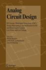 Analog Circuit Design : RF Circuits: Wide band, Front-Ends, DAC's, Design Methodology and Verification for RF and Mixed-Signal Systems, Low Power and Low Voltage - Book