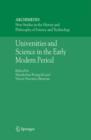 Universities and Science in the Early Modern Period - Book