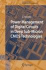 Power Management of Digital Circuits in Deep Sub-Micron CMOS Technologies - eBook