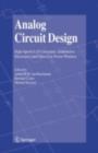 Analog Circuit Design : High-Speed A-D Converters, Automotive Electronics and Ultra-Low Power Wireless - eBook