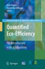 Quantified ECO-efficiency : An Introduction with Applications - Book