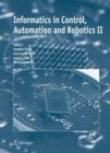 Informatics in Control, Automation and Robotics II - Book