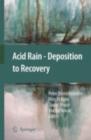 Acid Rain - Deposition to Recovery - eBook