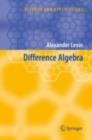 Difference Algebra - Alexander Levin