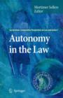 Autonomy in the Law - Book