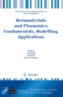 Metamaterials and Plasmonics: Fundamentals, Modelling, Applications - eBook