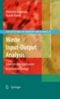 Waste Input-Output Analysis : Concepts and Application to Industrial Ecology - Book