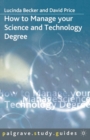 How to Manage your Science and Technology Degree - Book