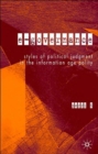 E-Governance : Styles of Political Judgment in the Information Age Polity - Book